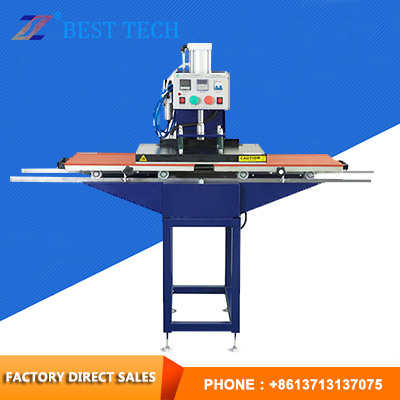 Pneumatic double - station heat press machine