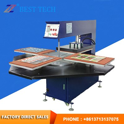 Pneumatic four-station heat press machine Pneumatic four-station heat press machine
