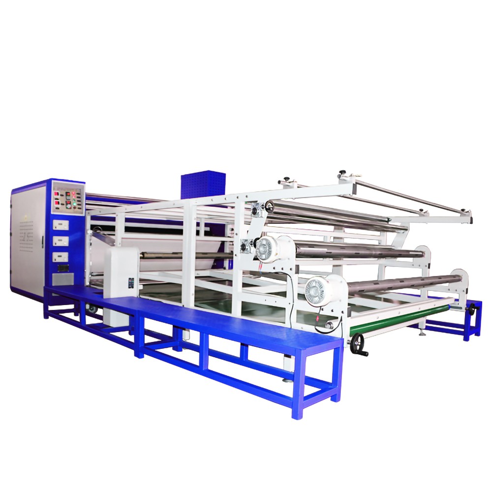 1200-1900mm Deluxe Rotary Sublimation Heat Press Machine for Apparel and Home Textiles ZS-BD